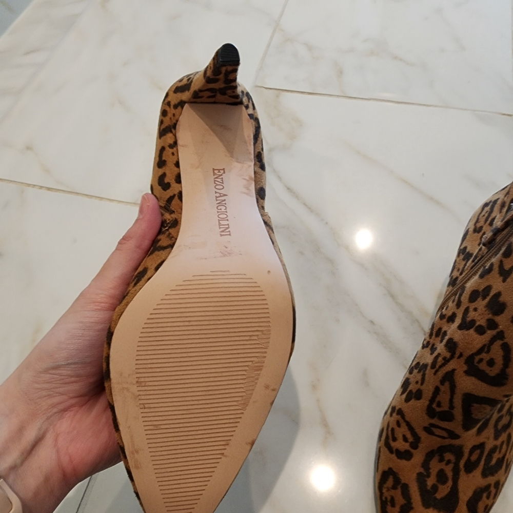 Leopard Print Booties - image 3